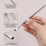 3 PINCELES DE DELINEADOR PLATEADO - Image 3