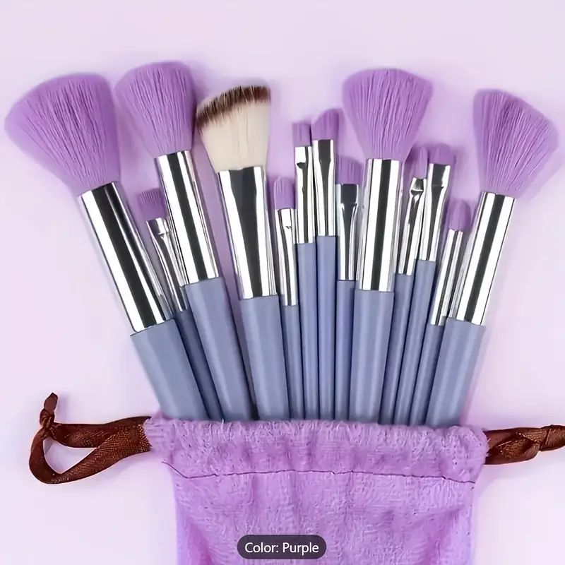 PINCELES 13 MAQUILLAJE 4 JUEGO DE 13 PINCELES PARA MAQUILLAJE - Image 1