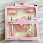 SET DE RODILLO CUARZO ROSA 3 PIEZAS